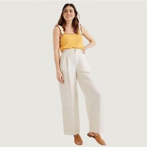 Madewell Pleated Wide-Leg Pants